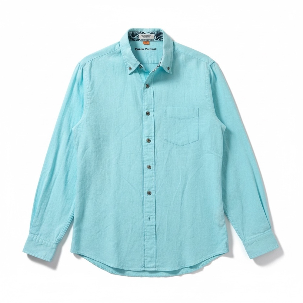 Men's Light Blue Button Down Shirt